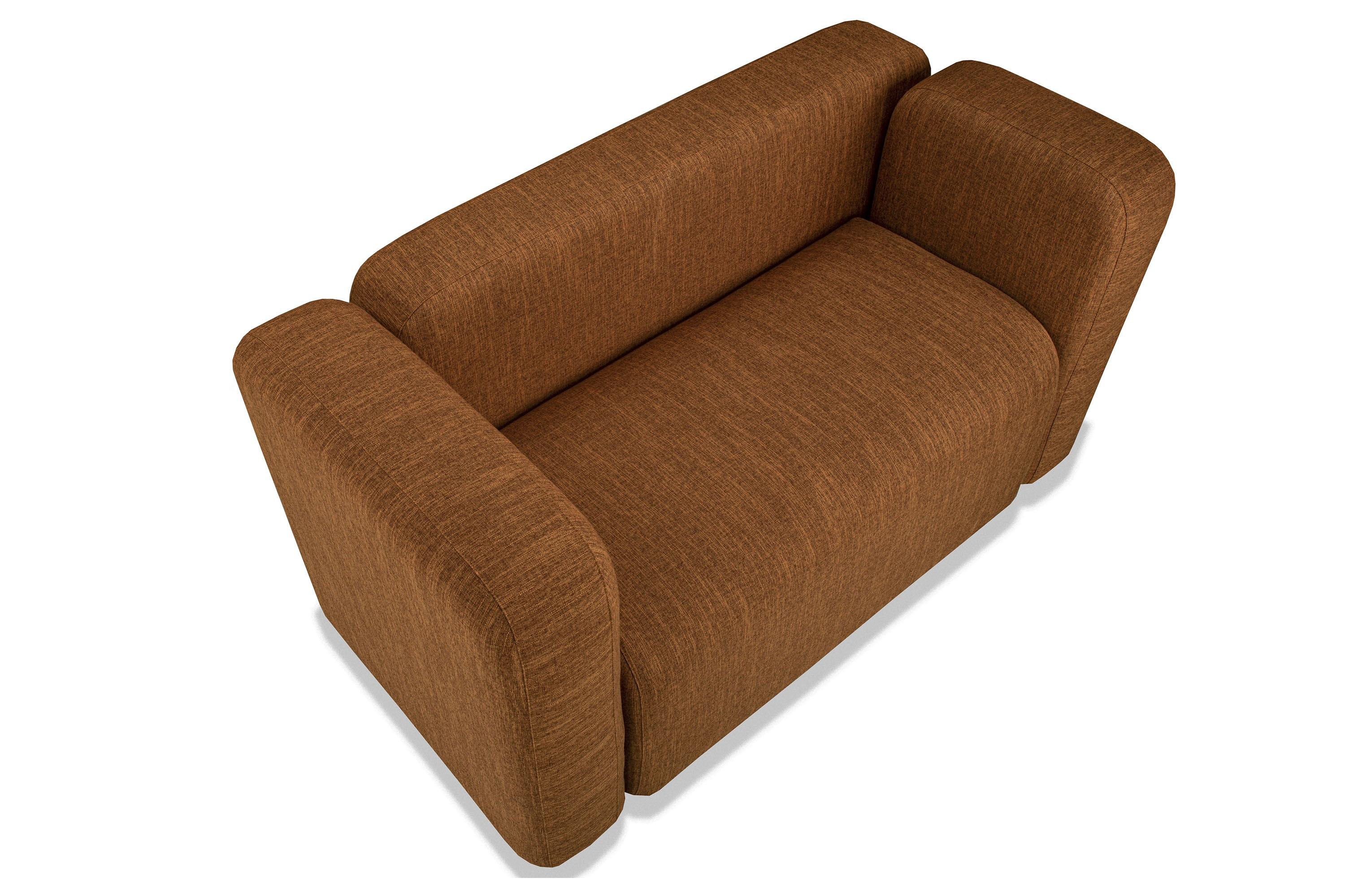Фото №7 Квадрато двухместный диван рогожка Орион Терра