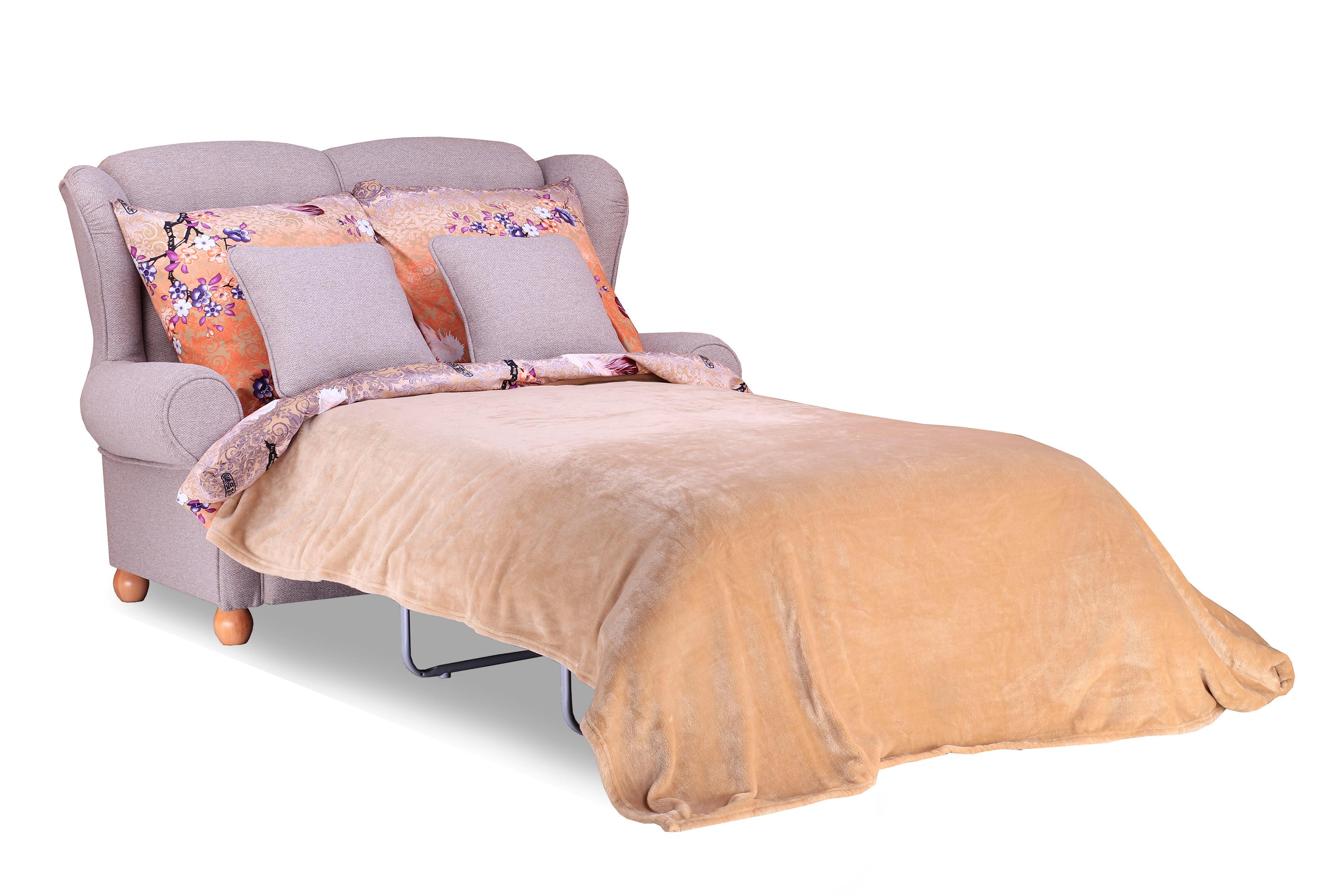 Фото №7 Ланкастер двухместный диван-кровать рогожка Аполло мокка