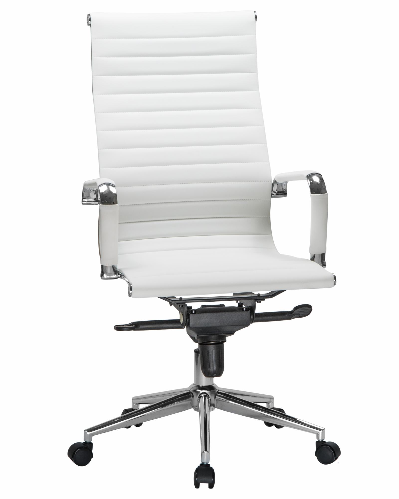 Фото №12 Офисное кресло для руководителей DOBRIN CLARK белый LMR-101F