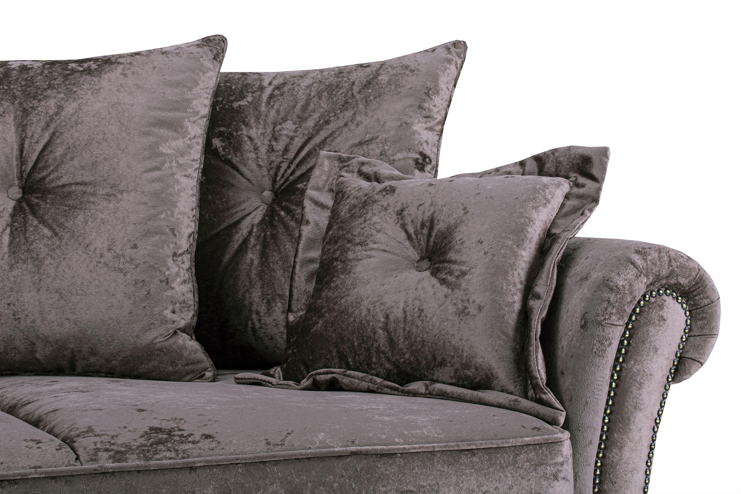 Фото №3 Мерсер Премиум диван-кровать плюш Мадейра Кофе