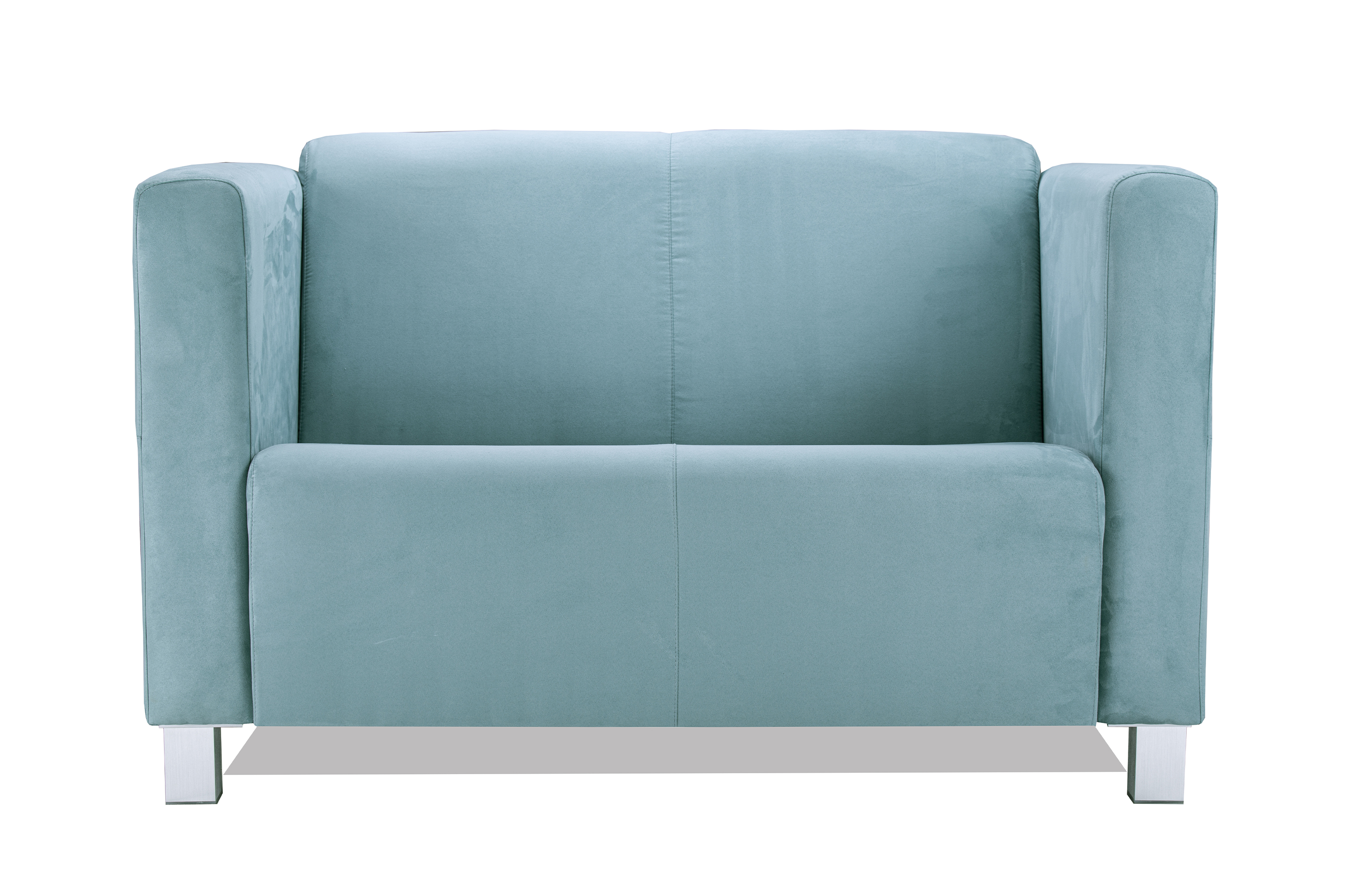 Фото №9 Милано Комфорт двухместный диван замша Пандора минт