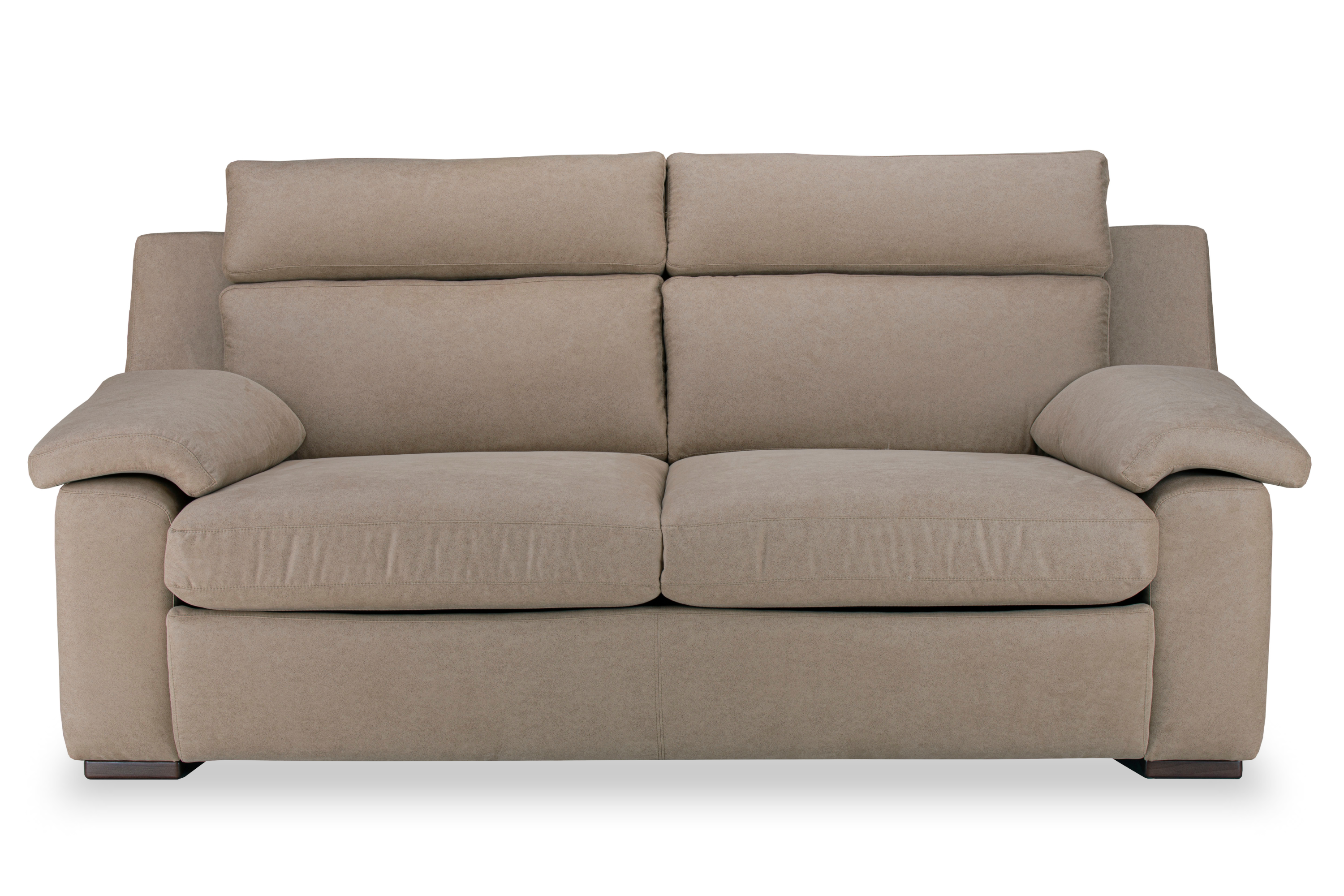 Фото №2 Тренто Премиум трехместный диван-кровать нубук Фултон вуд