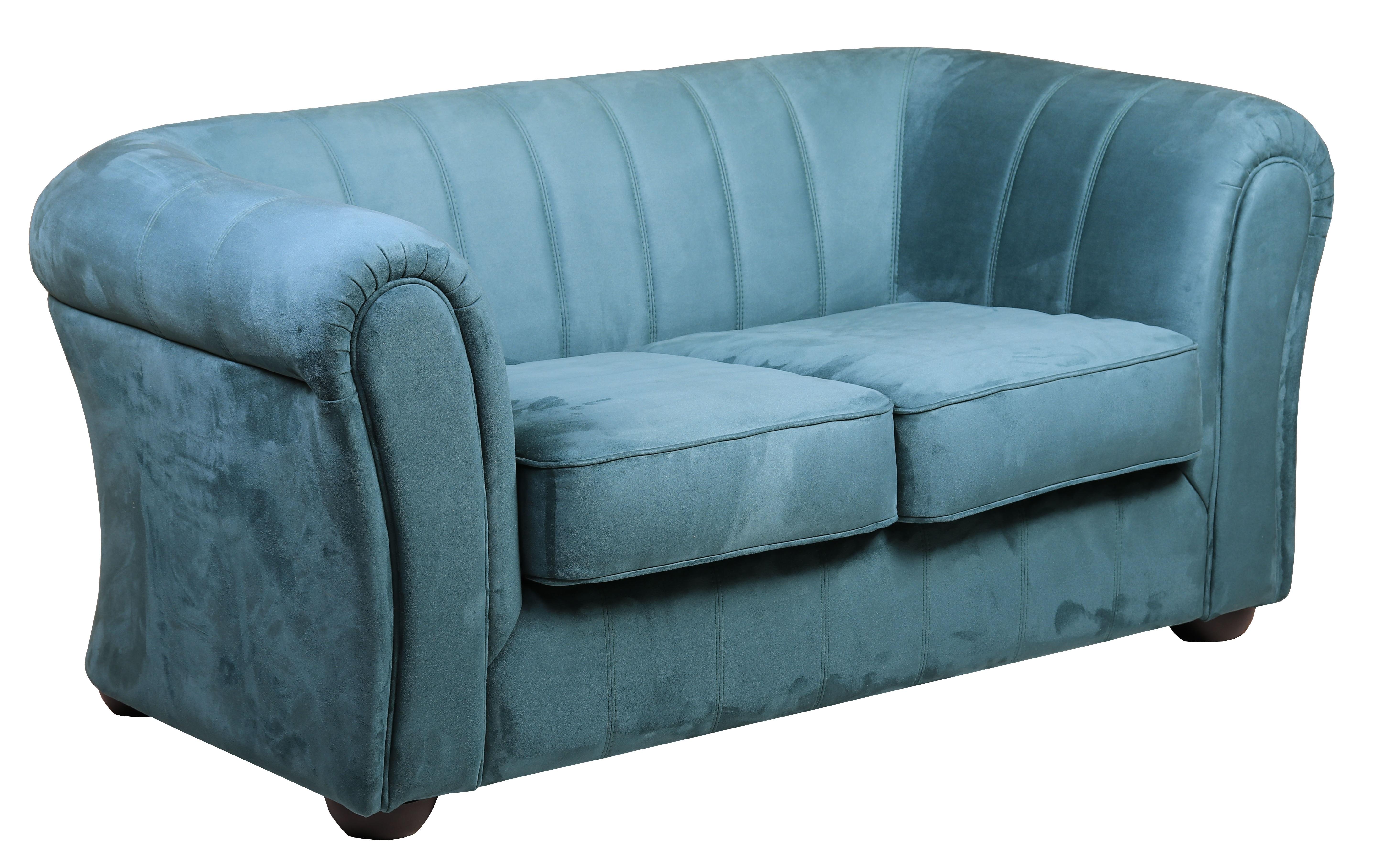 Фото №1 Бруклин Премиум двухместный диван-кровать замша Аврора Атлантик
