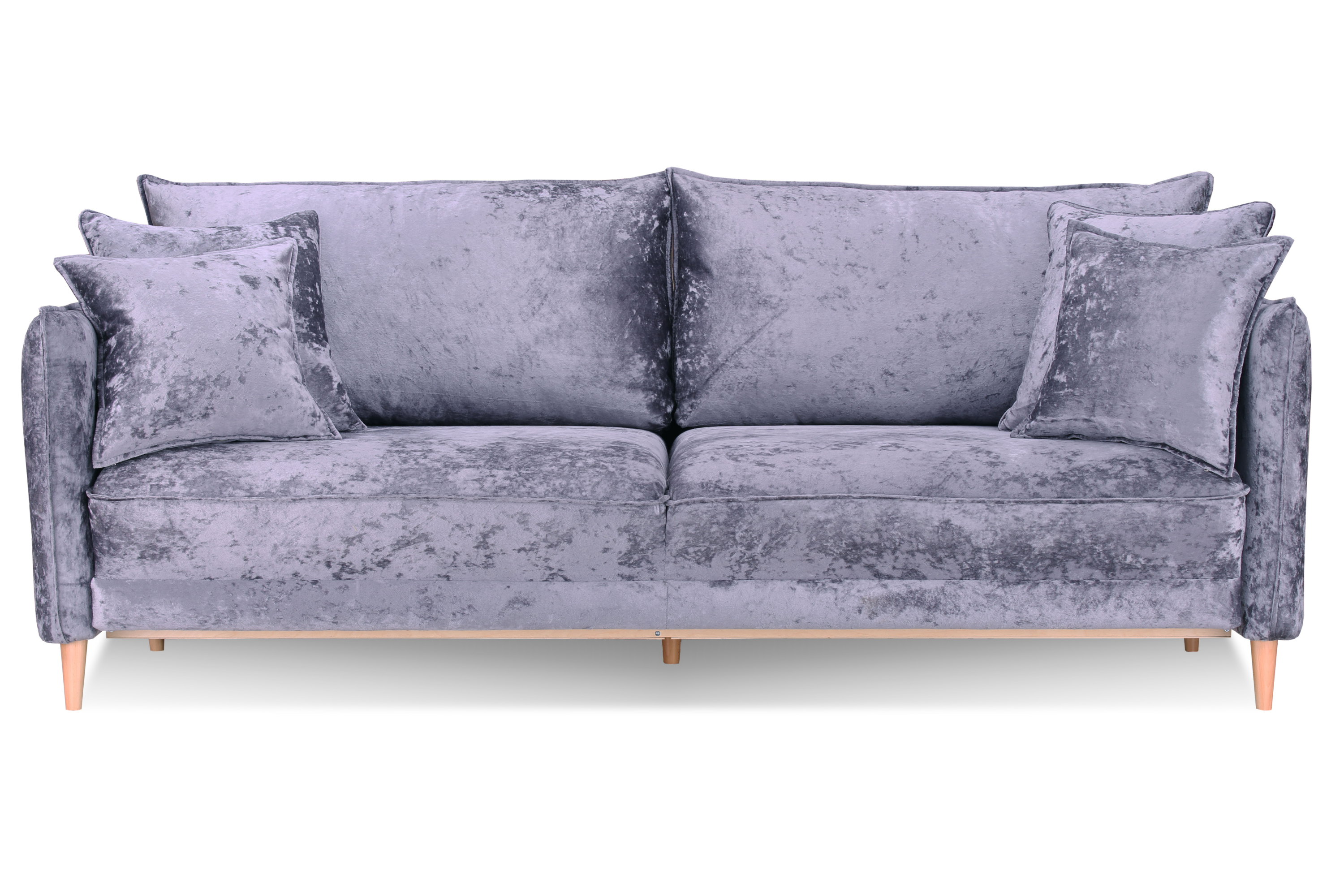 Фото Йорк Премиум диван-кровать плюш Мадейра смоки 1