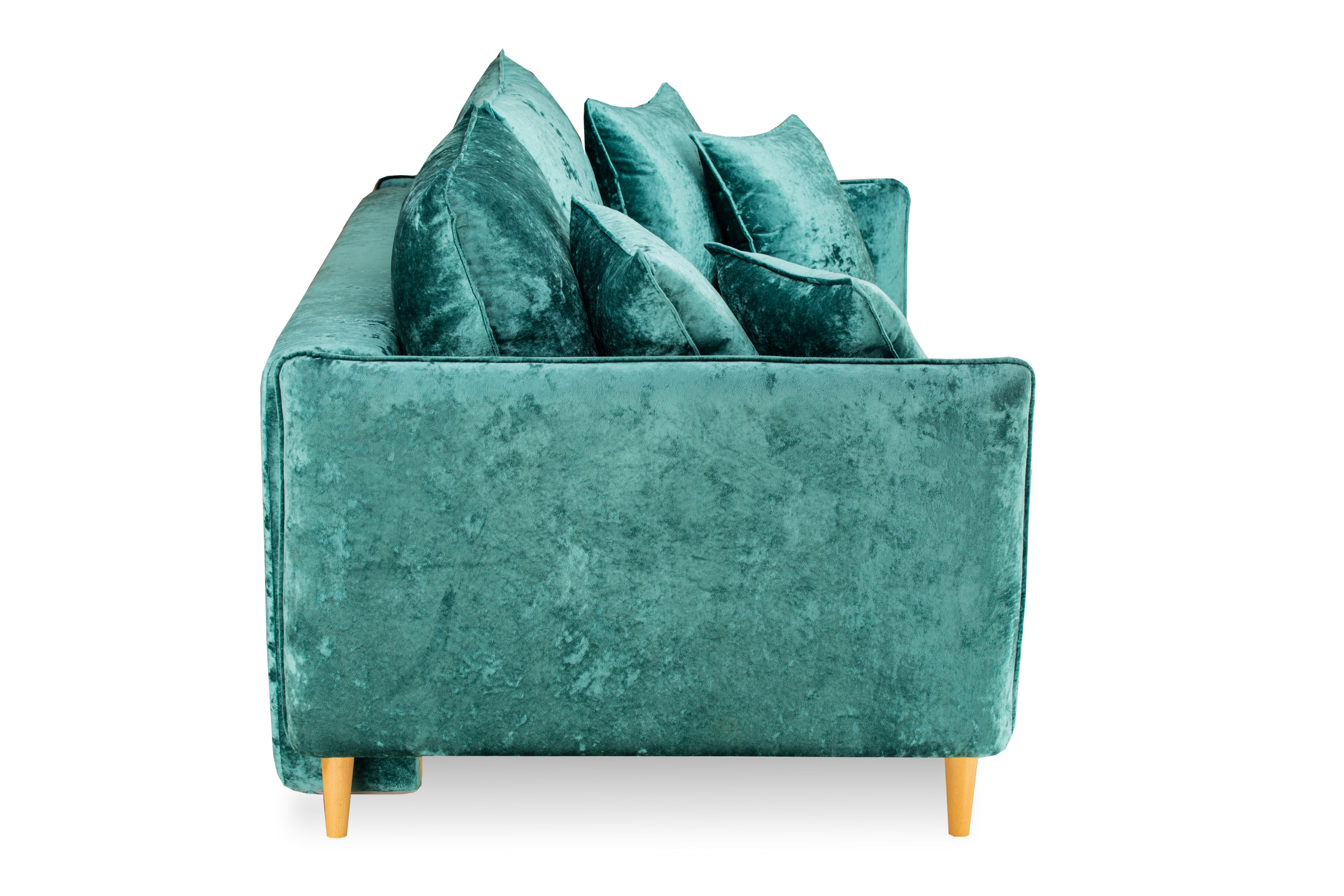 Фото Йорк Премиум диван-кровать плюш Мадейра азур 4