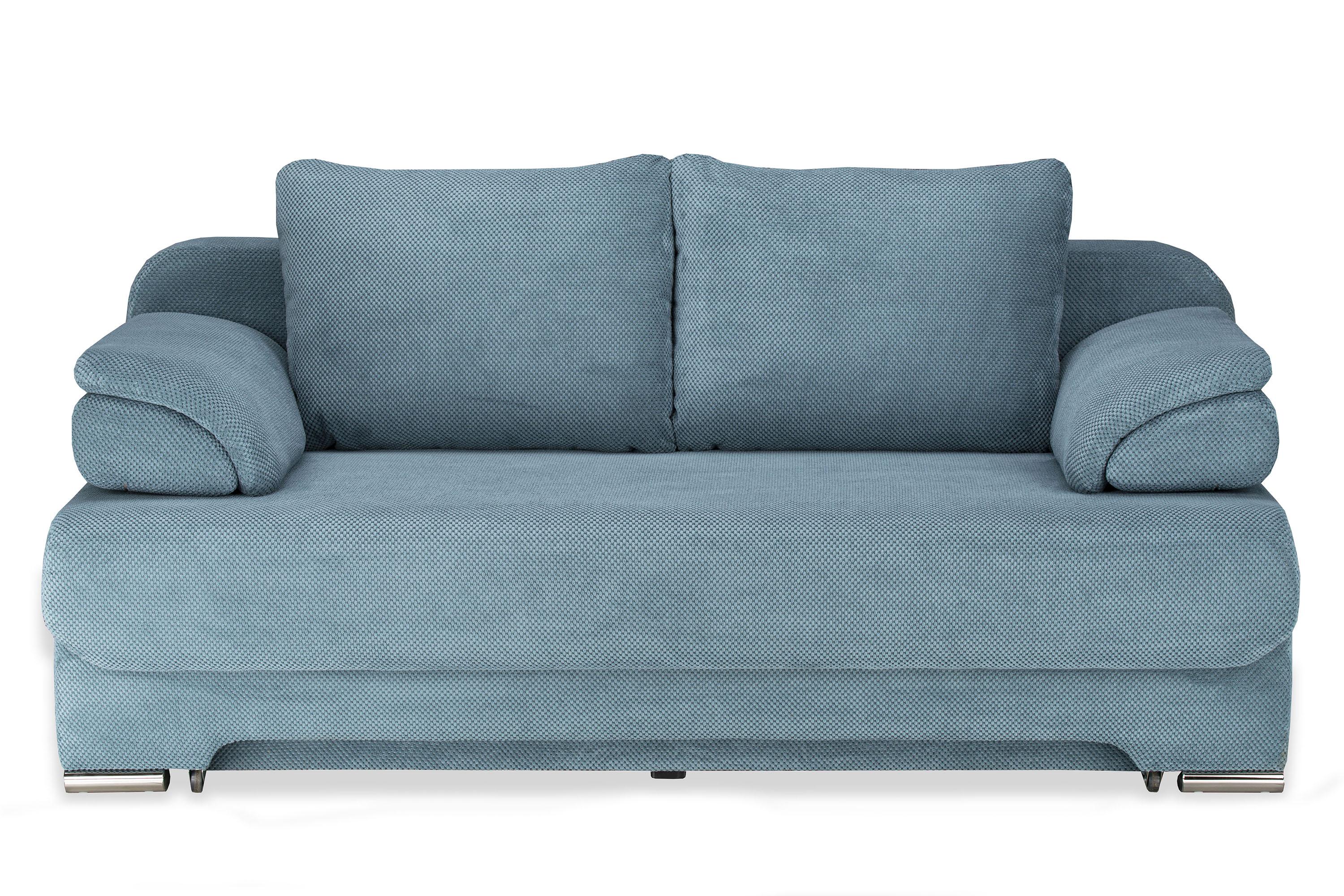 Фото Биг-Бен диван-кровать велюр Цитус цвет Блю 5