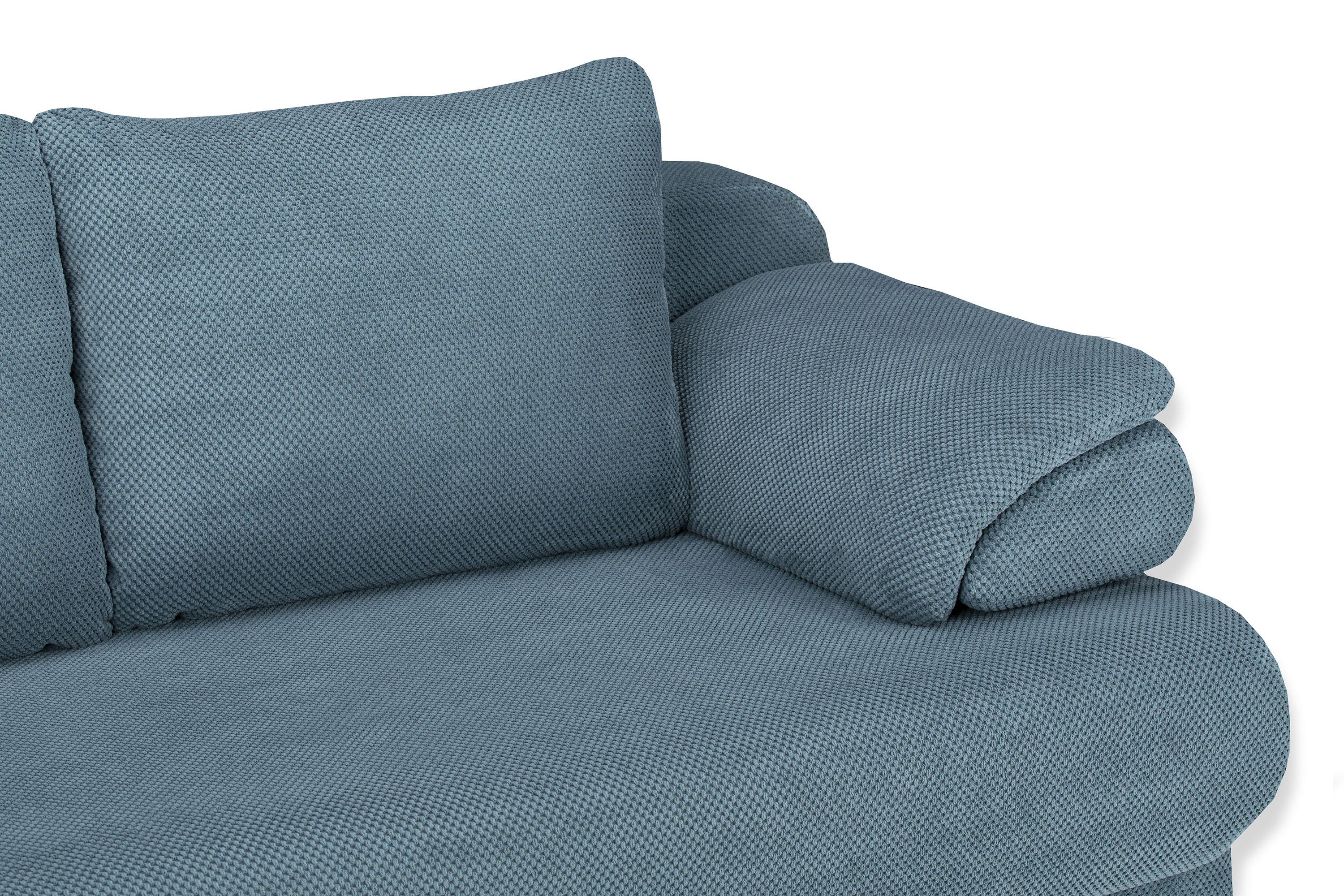 Фото Биг-Бен диван-кровать велюр Цитус цвет Блю 6