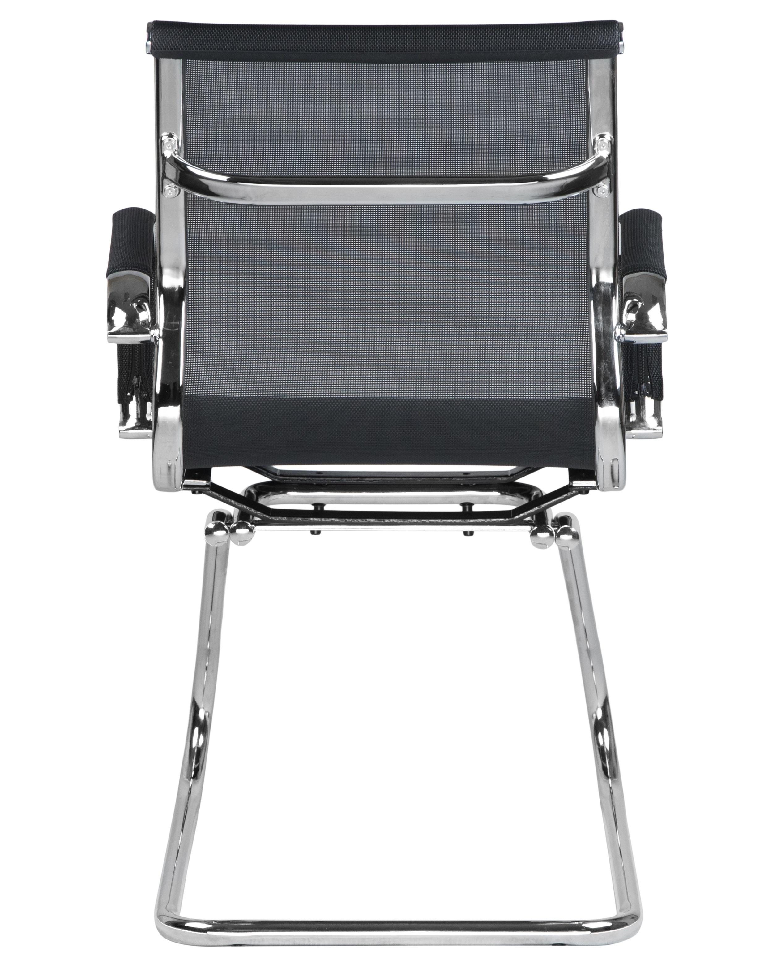 Фото №6 Офисное кресло для посетителей DOBRIN CODY MESH черный цвет основания хромированная сталь LMR-102N