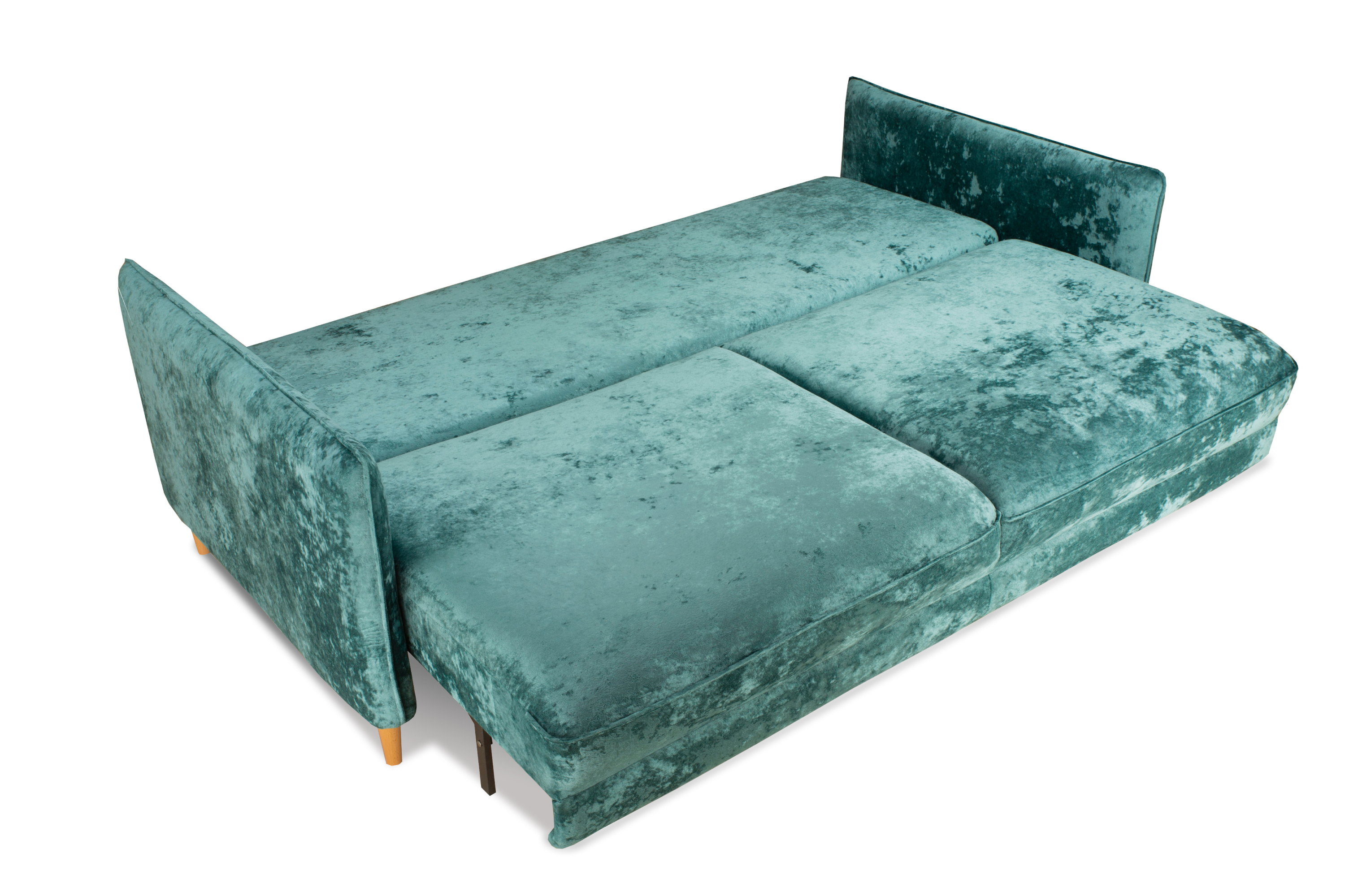 Фото Йорк Премиум диван-кровать плюш Мадейра азур 8