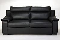 Фото №3 Тренто Премиум трехместный диван-кровать экокожа Домус блэк
