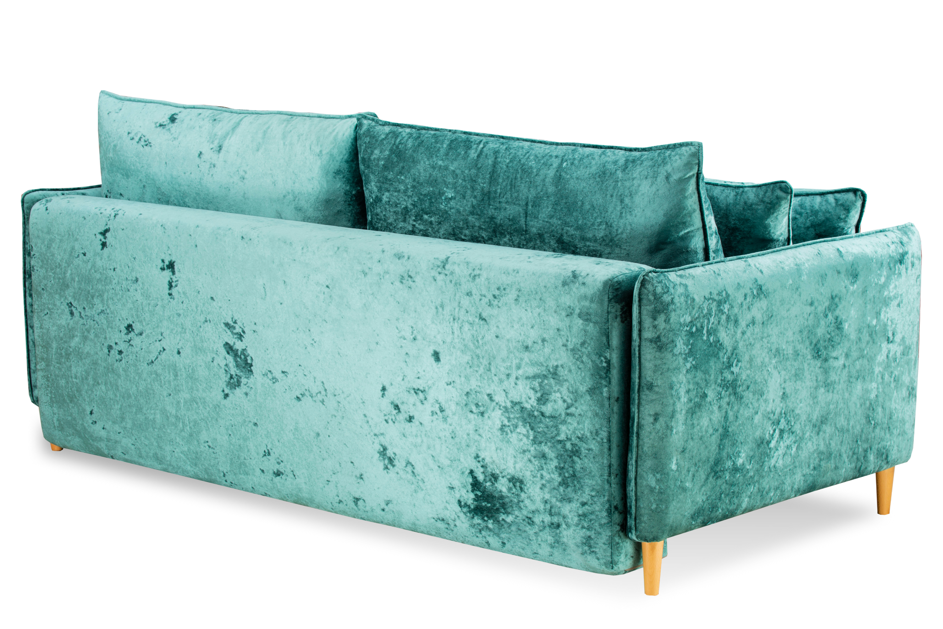 Фото Йорк Премиум диван-кровать плюш Мадейра азур 5