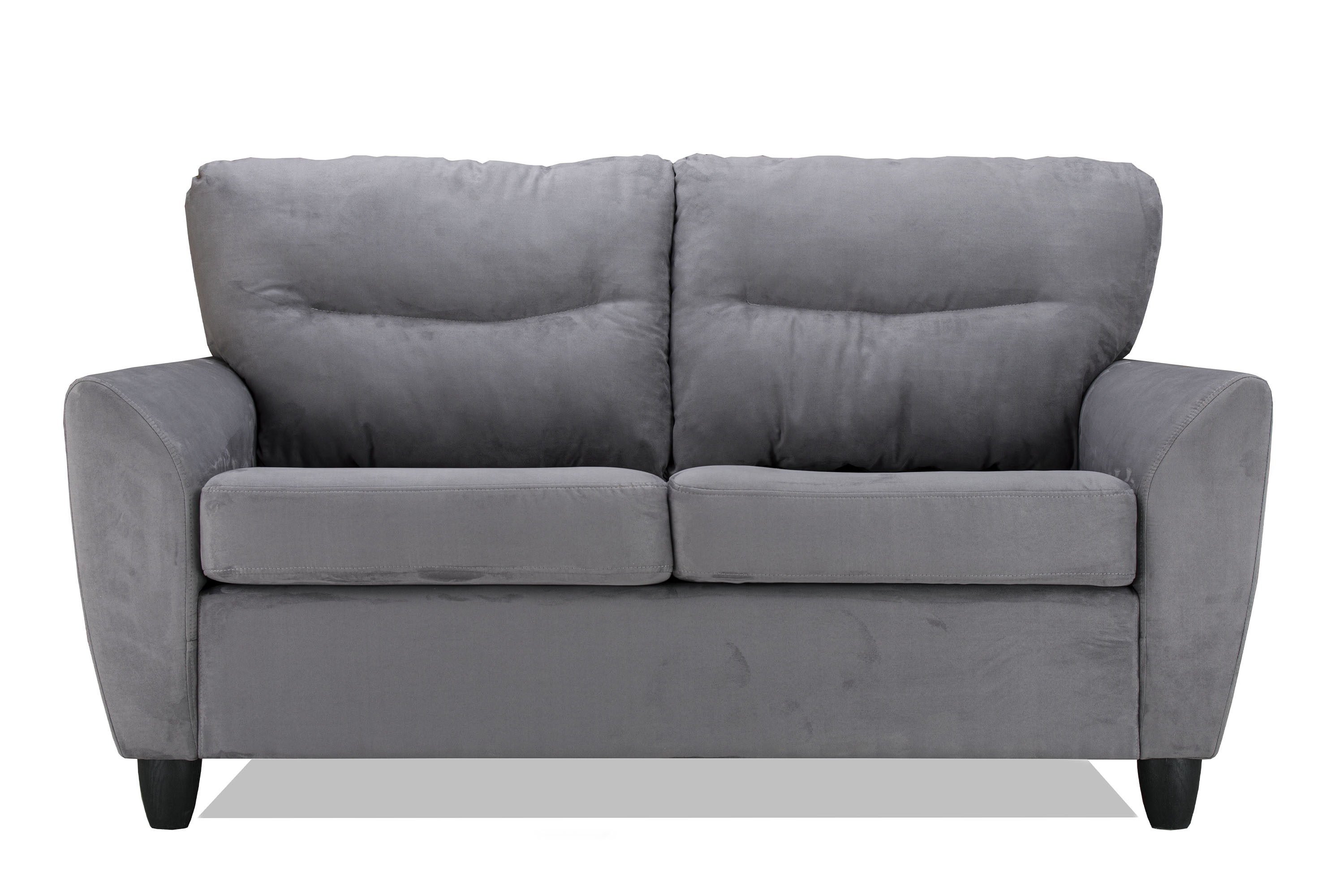 Фото №11 Наполи Премиум двухместный диван замша Пандора Грей