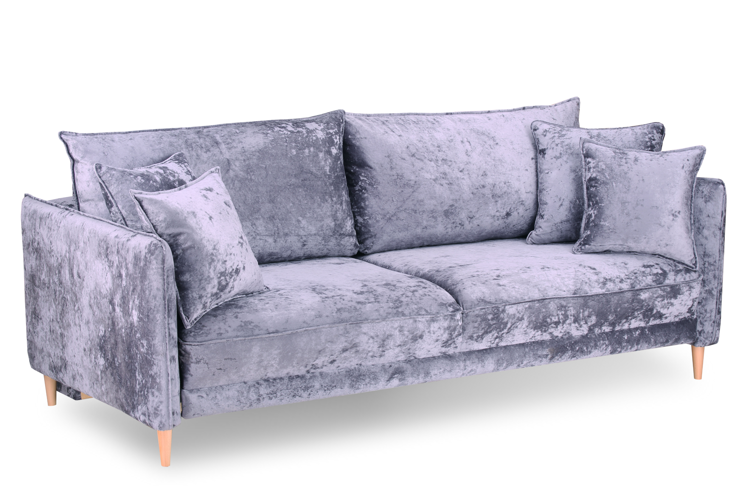 Фото Йорк Премиум диван-кровать плюш Мадейра смоки 10