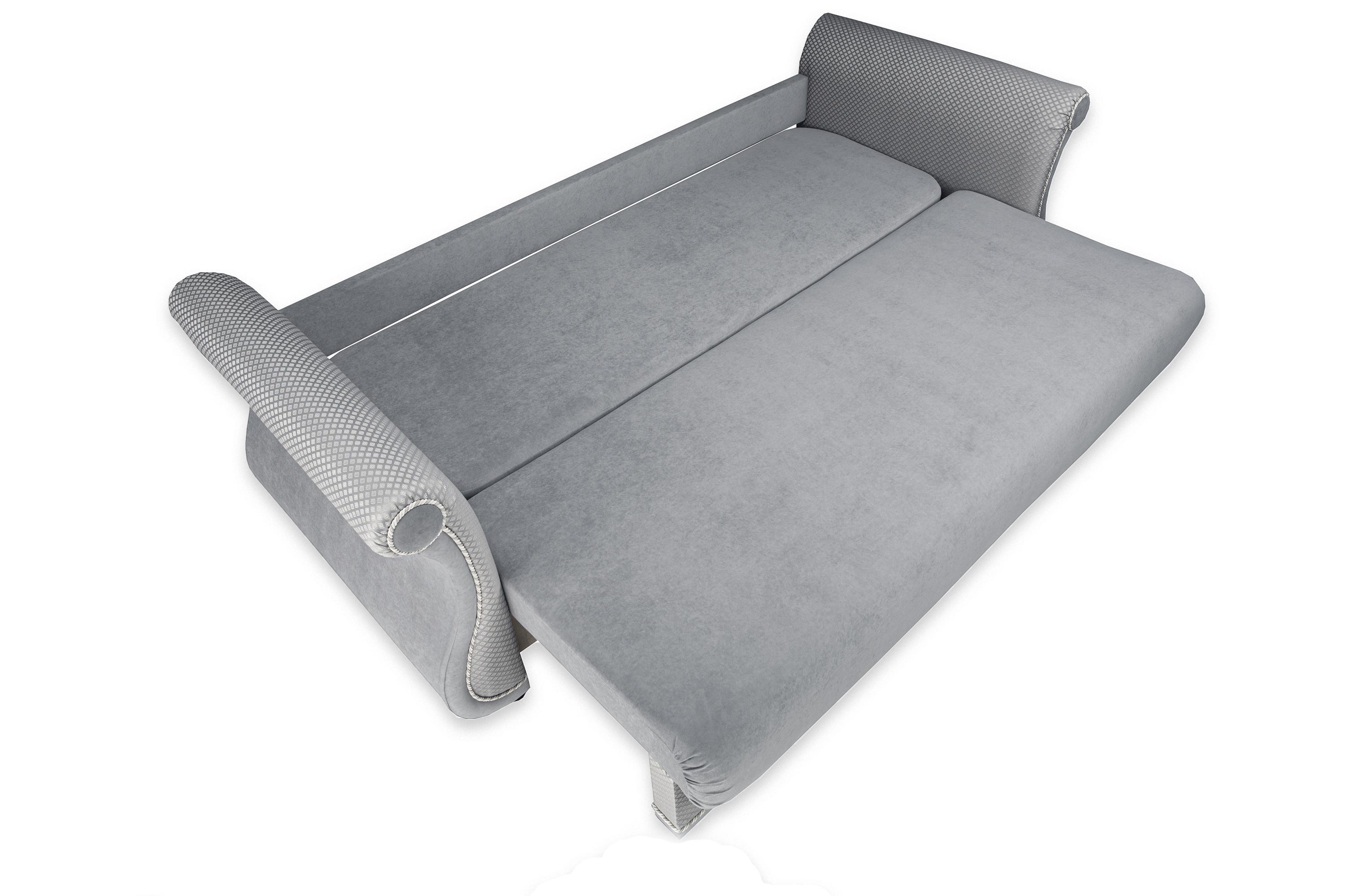 Фото №14 Дарем стандарт диван-кровать велюр Формула 994 жаккард Луиза Сильвер