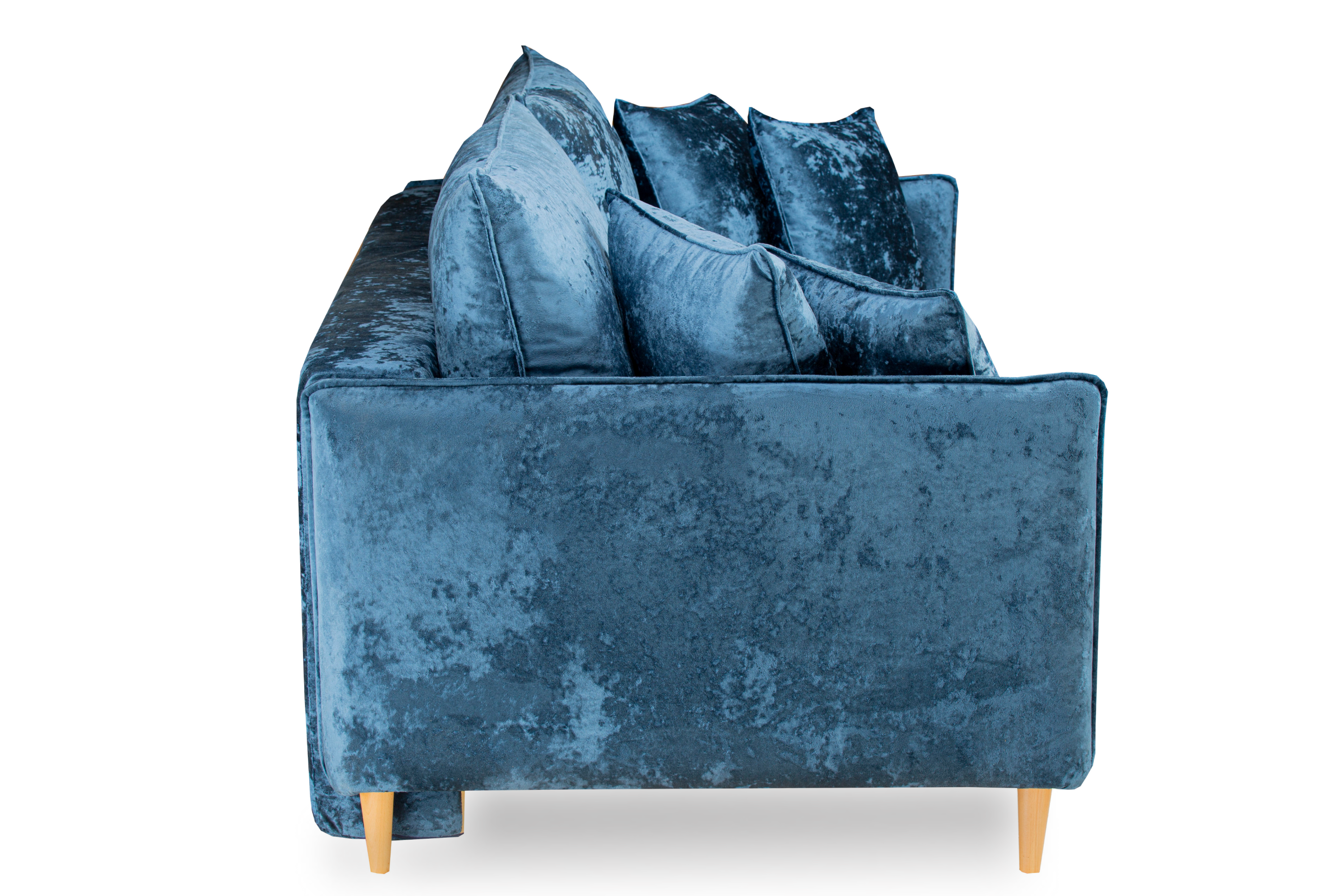 Фото Йорк Премиум диван-кровать плюш Мадейра блю 8