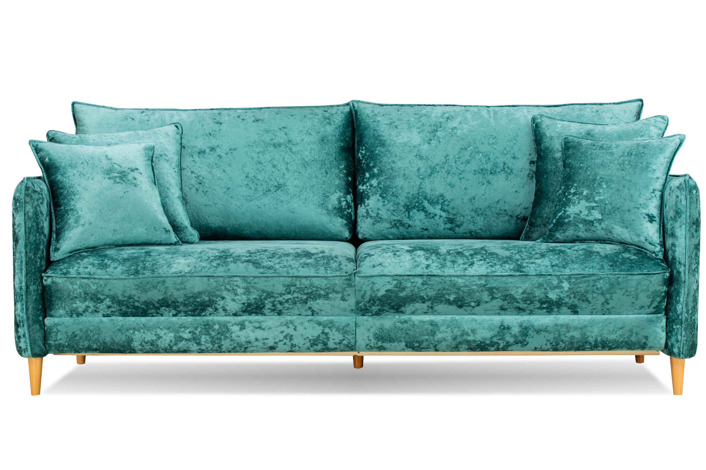 Фото Йорк Премиум диван-кровать плюш Мадейра азур 1