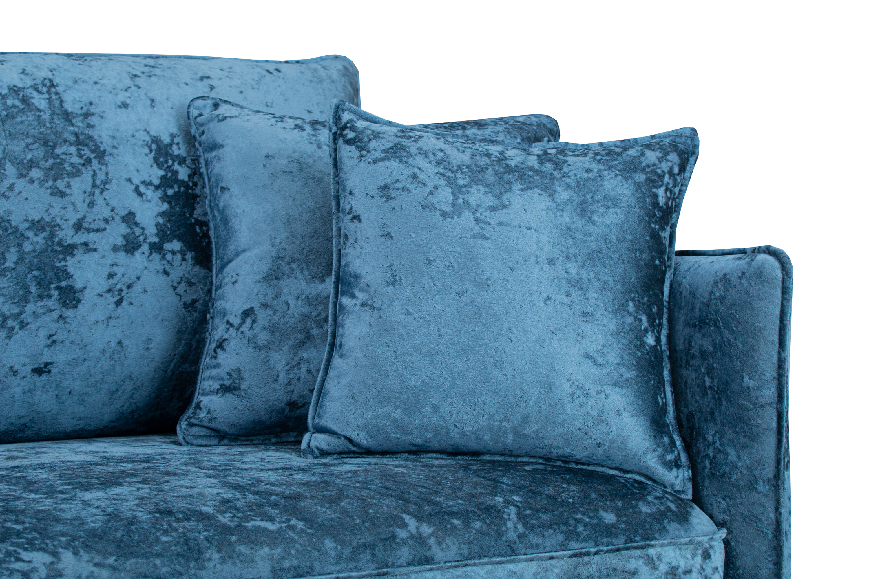 Фото Йорк Премиум диван-кровать плюш Мадейра блю 6