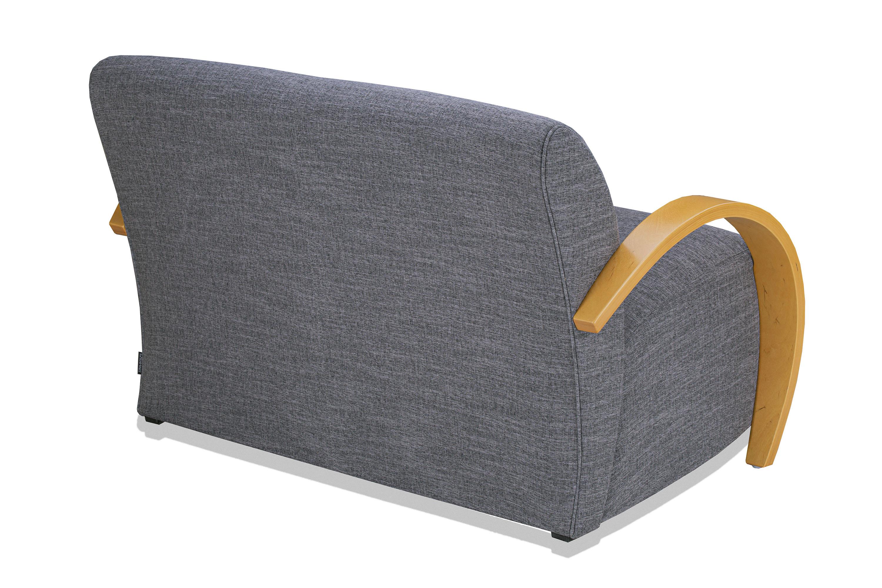 Фото №4 Паладин двухместный диван рогожка Орион грей