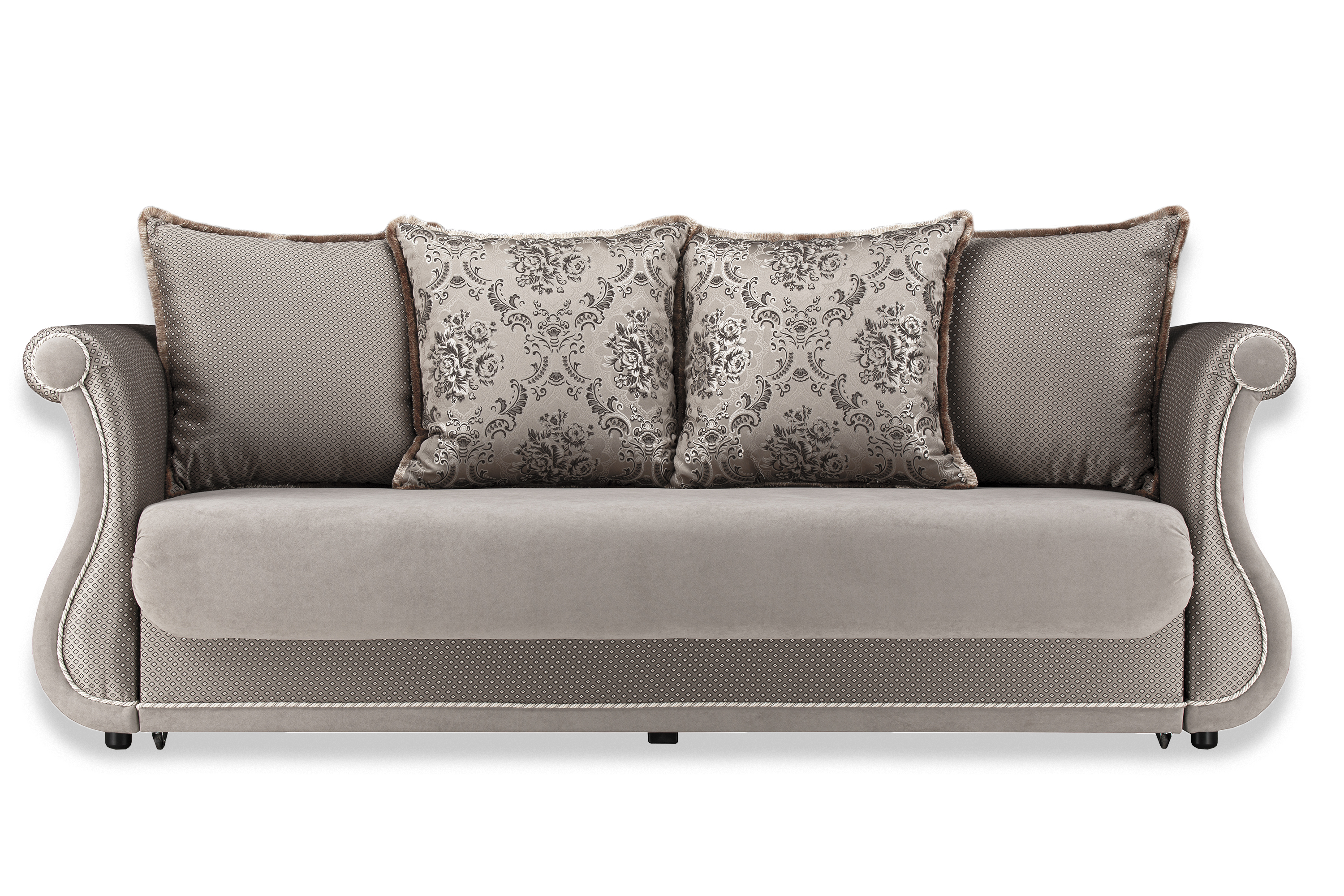 Фото №15 Дарем стандарт диван-кровать велюр Формула 290 жаккард Луиза Мокко