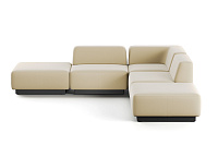 Фото №1 Сиб МОД5. угловой модульный диван Экокожа Санд