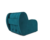 Фото №4 Кресло-кровать Аккордеон Барон Бархат сине-зеленый STAR VELVET 43 BLACK GREEN