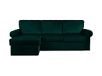 Угловой диван-кровать Murom, темно-зеленый