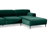 Фото №4 Угловой диван Portofino, темно-зеленый