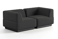 Фото №1 Сиб МОД3. модульный диван Экокожа Блэк