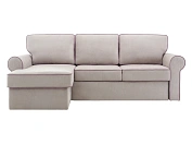 Фото №1 Угловой диван-кровать Murom Ткань Miss 9 светло-серый Miss 21 сиреневый