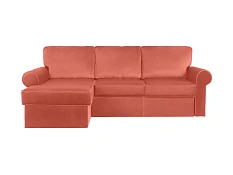 Угловой диван-кровать Murom, красный