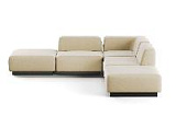 Сиб МОД5. угловой модульный диван Экокожа Санд