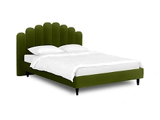 Кровать Queen II Sharlotta L 1600, зеленый