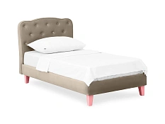 Кровать Candy, бежевый, розовый
