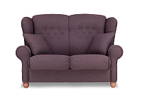 Фото Ланкастер двухместный диван-кровать рогожка Аполло плюм 1