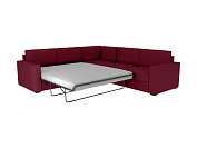 Фото №3 Угловой диван-кровать с ёмкостями для хранения п3 Peterhof, красный