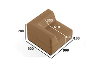 Фото №5 Сиб угол Экокожа Фокс