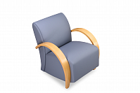 Фото №5 Паладин стандарт кресло экокожа Лайт грей