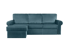 Угловой диван-кровать Murom, голубой