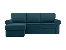 Угловой диван-кровать Murom, бирюзовый