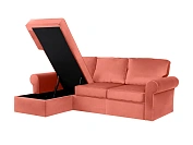 Фото №5 Угловой диван-кровать Murom, красный