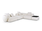 Фото №4 Модульный диван Fabro, белый