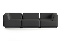 Фото №3 Сиб МОД4. модульный диван Экокожа Блэк