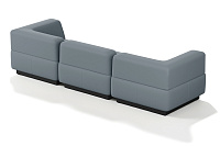 Фото №5 Сиб МОД4. модульный диван Экокожа Лайт Грей