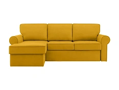 Угловой диван-кровать Murom, желтый