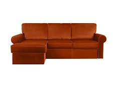 Угловой диван-кровать Murom, оранжевый