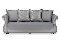 Фото Дарем стандарт диван-кровать велюр Формула 994 жаккард Луиза Сильвер 4