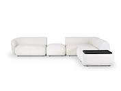 Фото №2 Модульный диван Fabro, белый