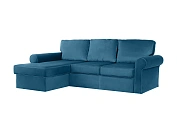 Фото №2 Угловой диван-кровать Murom, синий