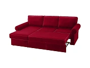 Фото №4 Угловой диван-кровать Murom, бордовый