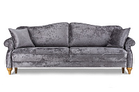 Фото Бьюти Премиум диван-кровать велюр Мадейра Смоки 1
